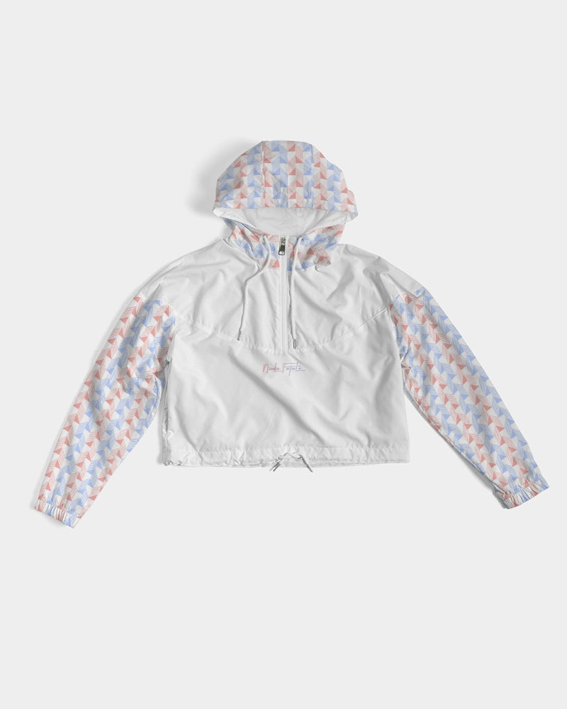 Cohésion / Blanc / Cropped Windbreaker / By Nicola Fatale - Nicola Fatale