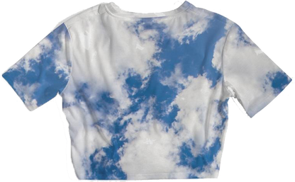 Elements / Cloud / Twist-Front Cropped Tee / By Nicola Fatale - Nicola Fatale