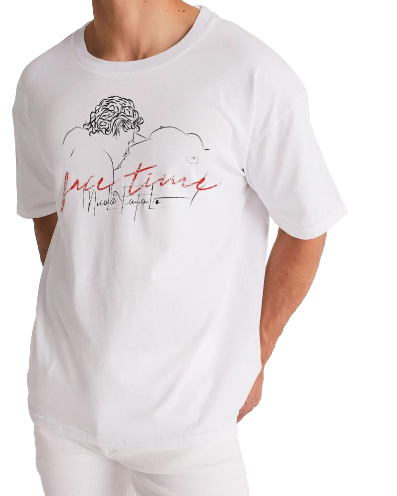 FaceTime / Weiß / Schwergewichts-T-Shirt