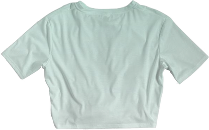Mint / Twist-Front Cropped Tee / By Nicola Fatale - Nicola Fatale