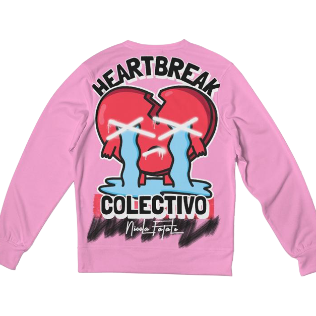 Heartbreak Colectivo / Crewneck / Pink / By Nicola Fatale - Nicola Fatale